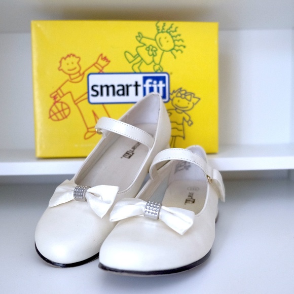 Girl's Dressy Shoes - Off White - Picture 1 of 6